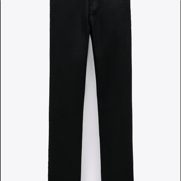 Coated slim pants - Picture 3 of 6